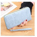 Women's Wallet Manufacturer - OEM/ODM Custom Leather Zip Around Long Wallet