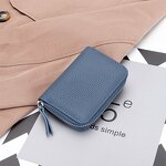 Women's Wallet Manufacturer - OEM/ODM Custom Cowhide Leather Short Card Wallet