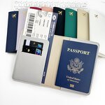 Passport Holder Manufacturer - OEM/ODM Custom Airplane Design PU Leather Cover