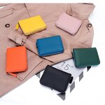 Card Wallet Manufacturer - OEM/ODM Custom Litchi Pattern Double Zip Wallet