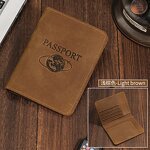 Passport Case Manufacturer - OEM/ODM Custom RFID Blocking Crazy Horse Leather