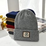 Knitted Cap Manufacturer - OEM/ODM Custom Label Logo Warm Knit Beanie