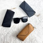 Eyeglass Storage Bag Manufacturer - OEM/ODM Custom Lychee Pattern PU Leather Case