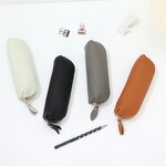 Pencil Case Manufacturer - OEM/ODM Custom Litchi Grain Cowhide Leather Bag