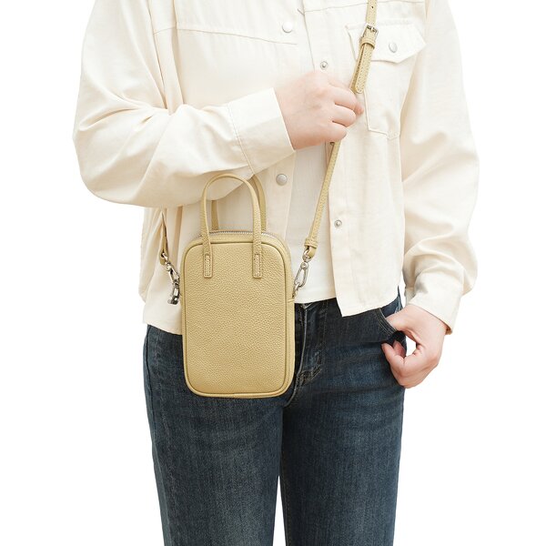 Phone Purse Manufacturer - OEM/ODM Custom Genuine Leather Shoulder Hand Bag