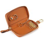 Car Key Holder Manufacturer - OEM/ODM Custom Genuine Leather Multi-Functional Keychain