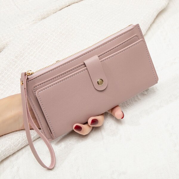 Long Purse Manufacturer - OEM/ODM Custom Large Capacity PU Leather Zipper Purse