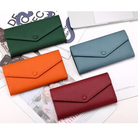 Women's Wallet Manufacturer - OEM/ODM Custom Genuine Leather Fold Phone Wallet