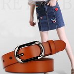 Women's Belt Manufacturer - OEM/ODM Custom Genuine Leather Pin Buckle Belt