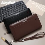 Men's Wallet Manufacturer - OEM/ODM Custom Double Zipper Business Leather Wallet