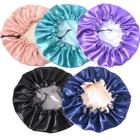 Silk Bonnet Manufacturer - OEM/ODM Custom Double Layer Elastic Satin Bonnet
