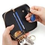 Car Key Holder Manufacturer - OEM/ODM Custom Genuine Leather Multi-Functional Keychain