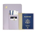 Passport Holder Manufacturer - OEM/ODM Custom Airplane Design PU Leather Cover