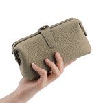 Makeup Handbag Manufacturer - OEM/ODM Custom Travel Genuine Leather Pouch