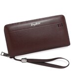 Men's Wallet Manufacturer - OEM/ODM Custom Double Zipper Business Leather Wallet