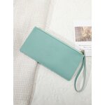 Long Purse Manufacturer - OEM/ODM Custom Large Capacity PU Leather Zipper Purse