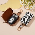 Key Holder Manufacturer - OEM/ODM Custom Leopard Print PU Leather Keychain