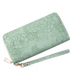 Women's Wallet Manufacturer - OEM/ODM Custom Leather Zip Around Long Wallet