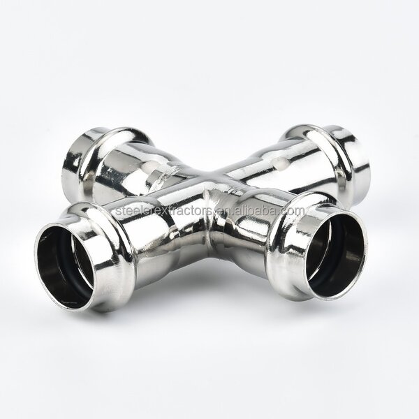 Stainless Steel Tee Supplier - Custom Equal Cross Press Fitting