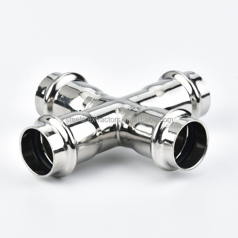 Stainless Steel Tee Supplier - Custom Equal Cross Press Fitting