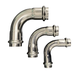 Stainless Steel Elbow Fitting Supplier - Custom 304/316L V Profile