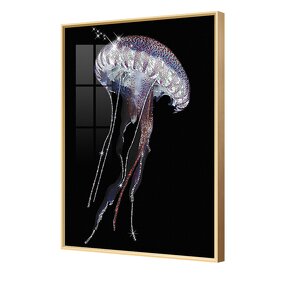Luminous Art Manufacturer - OEM/ODM Custom Jellyfish 3D Poster Home Decoration