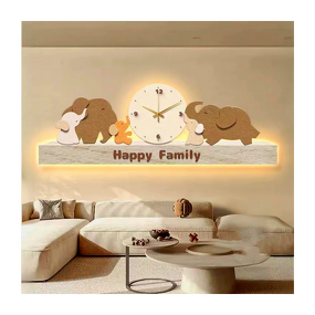 Wall Art Manufacturer - OEM/ODM Custom Animal Crystal Porcelain LED Clock