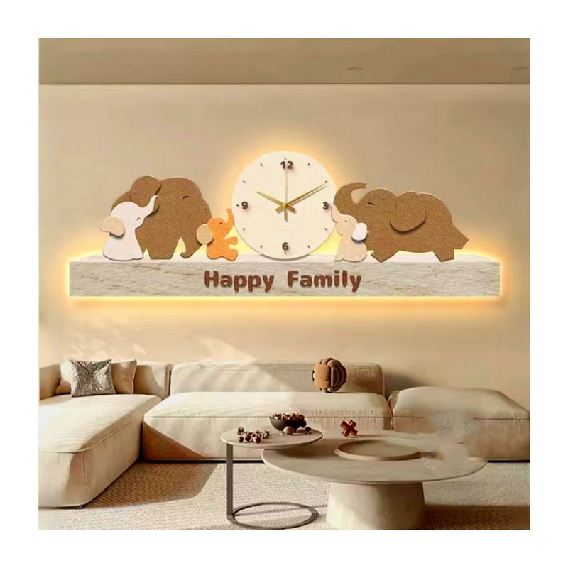 Wall Art Manufacturer - OEM/ODM Custom Animal Crystal Porcelain LED Clock