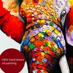 Oil Painting Manufacturer - OEM/ODM Custom Hand-Painted Animal Graffiti Painting