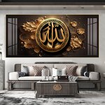 Oil Painting Manufacturer - OEM/ODM Custom Ramadan Arabic Calligraphy Canvas