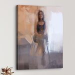 Canvas Print Manufacturer - OEM/ODM Custom Blurry Female Abstract Wall Art