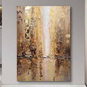 Oil Painting Manufacturer - OEM/ODM Custom Handmade Retro Abstract Decorative Mural