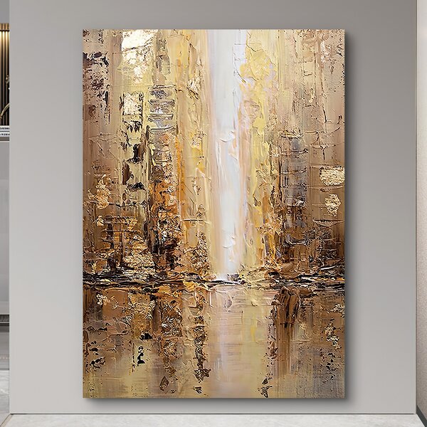 Oil Painting Manufacturer - OEM/ODM Custom Handmade Retro Abstract Decorative Mural