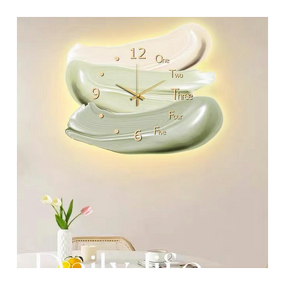 Wall Clock Manufacturer - OEM/ODM Custom Nordic Creative Abstract LED Art Clock