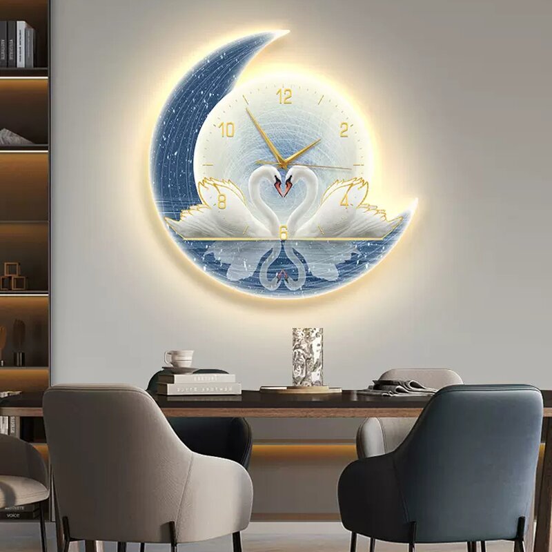 Wall Clock Manufacturer - OEM/ODM Custom Crystal Porcelain Painting LED Clock