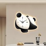 Wall Clock Manufacturer - OEM/ODM Custom Cute Panda Crystal Porcelain Clock