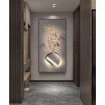 Wall Hanging Painting Manufacturer - OEM/ODM Modern Luxury Deer Entrance Painting