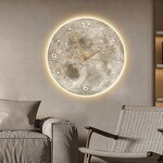 Wall Clock Manufacturer - OEM/ODM Custom Moon LED Planet Crystal Porcelain Clock