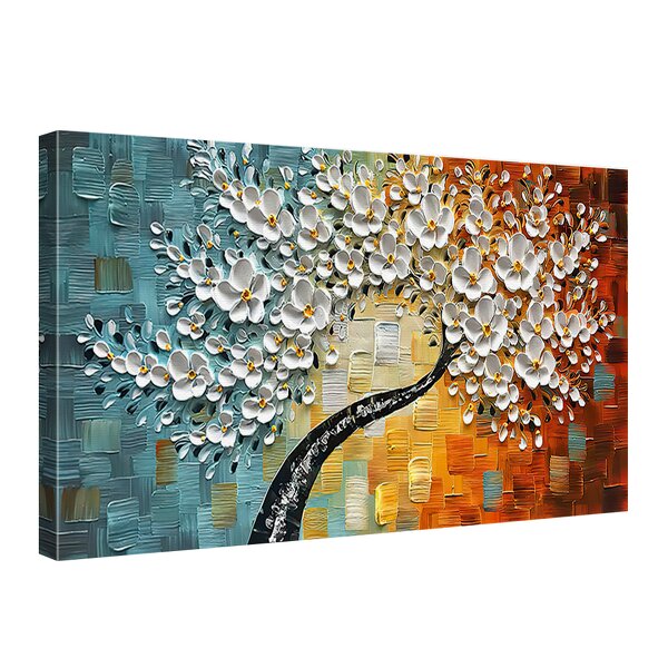 Oil Painting Manufacturer - OEM/ODM Custom Hand-Painted Flower Canvas Wall Art