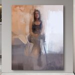Canvas Print Manufacturer - OEM/ODM Custom Blurry Female Abstract Wall Art