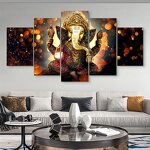 Religious Painting Manufacturer - OEM/ODM Custom Indian Buddha Statue Canvas Set