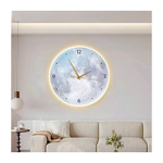Wall Clock Manufacturer - OEM/ODM Custom Moon LED Planet Crystal Porcelain Clock