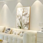 Decorative Painting Manufacturer - OEM/ODM Custom Floral Relief Hanging Mural