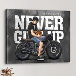 Poster Print Manufacturer - OEM/ODM Custom Black Motorcycle Boy's Bedroom Art