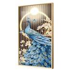 Animal Painting Manufacturer - OEM/ODM Custom Peacock Canvas Art Large Mural