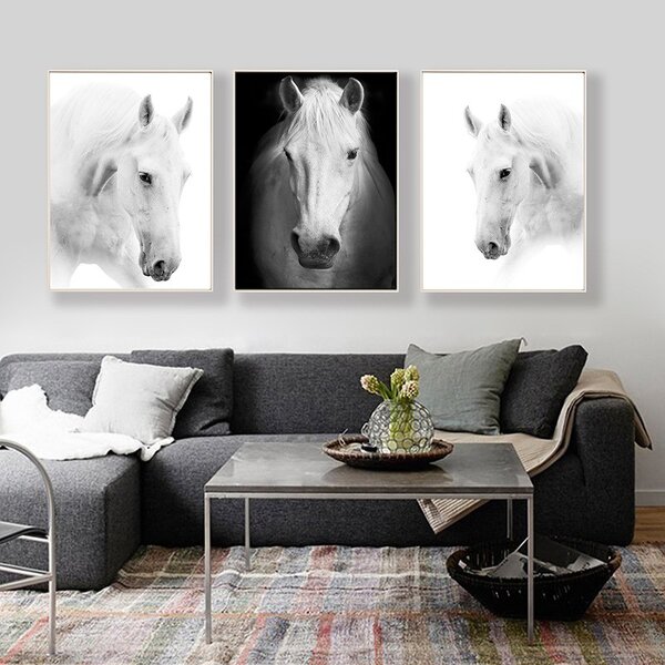 Animal Painting Manufacturer - OEM/ODM Custom Horse Canvas Transparent Wall Art