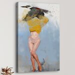 Canvas Print Manufacturer - OEM/ODM Custom Nude Girl Poster Modern Home Decor