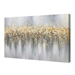 Oil Painting Manufacturer - OEM/ODM Custom Large Gold Mural Abstract Wall Art