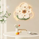 Wall Clock Manufacturer - OEM/ODM Creative Nordic Flower LED Acrylic Clock