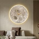 Wall Clock Manufacturer - OEM/ODM Custom Moon LED Planet Crystal Porcelain Clock